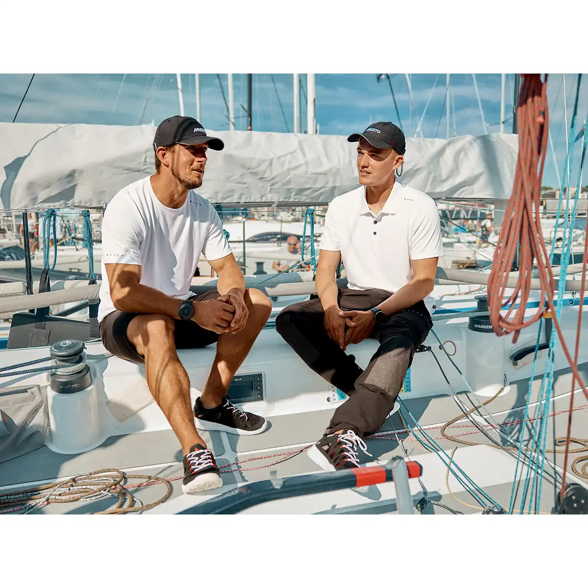 Musto Men's Evo Performance Stretch Trousers- lifestyle models Musto Men's Evo Performance Stretch Trousers- lifestyle models