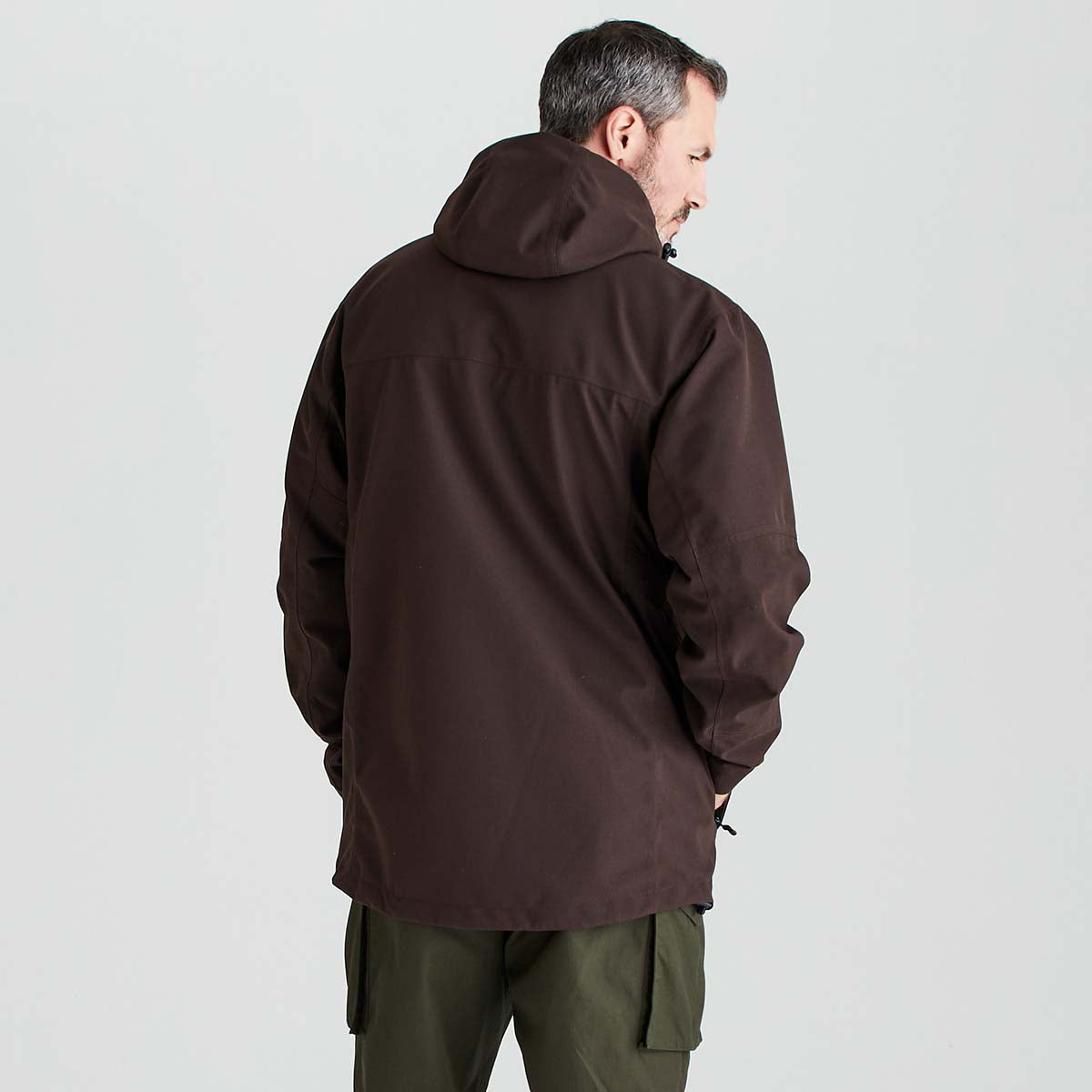 Ridgeline Men's Cambrian Smock - Deep Bark - Rear Ridgeline Men's Cambrian Smock - Deep Bark - Rear