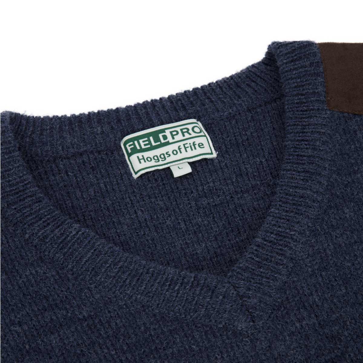 Hoggs of Fife Melrose II V-Neck Pullover - blue v neck Hoggs of Fife Melrose II V-Neck Pullover - blue v neck