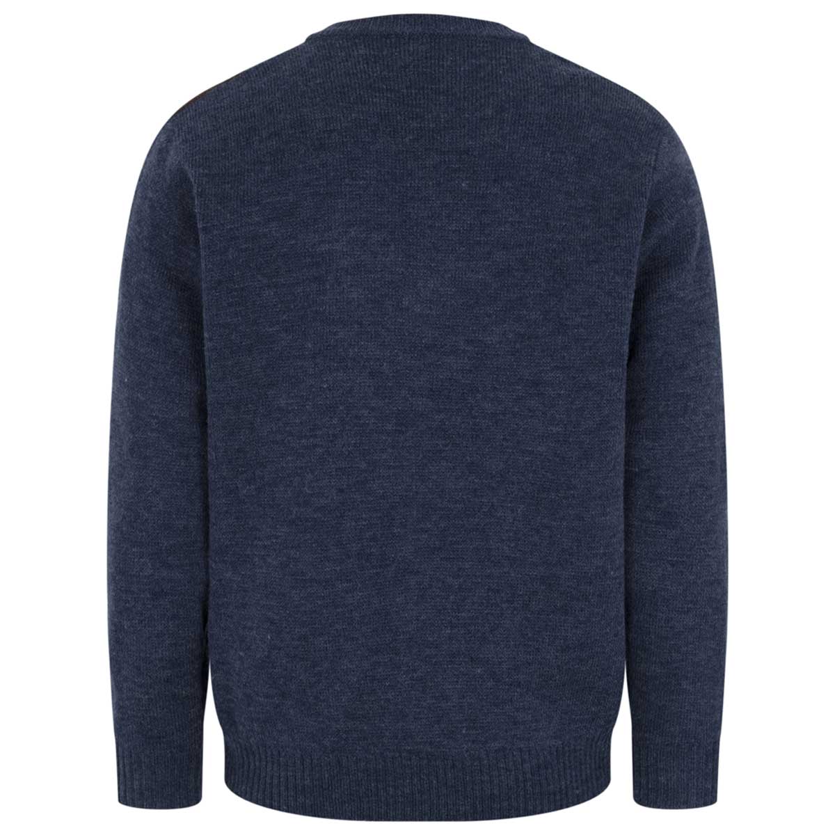 Hoggs of Fife Melrose II V-Neck Pullover - blue rear Hoggs of Fife Melrose II V-Neck Pullover - blue rear