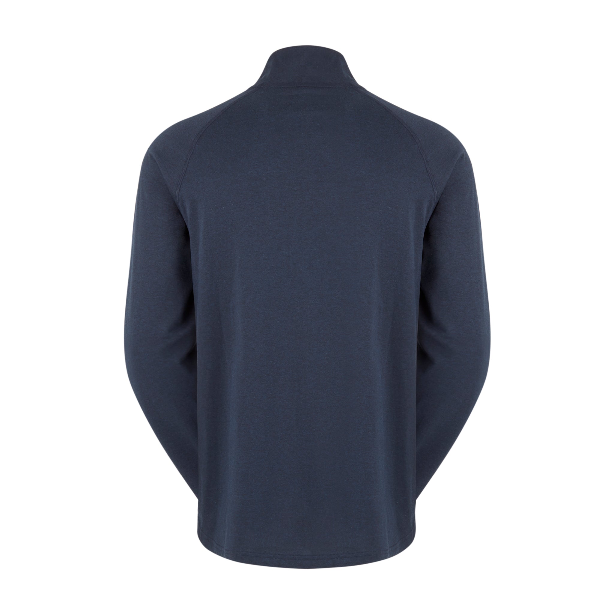 Ridgeline Baseline Pull-On Zip Top - navy rear Ridgeline Baseline Pull-On Zip Top - navy rear