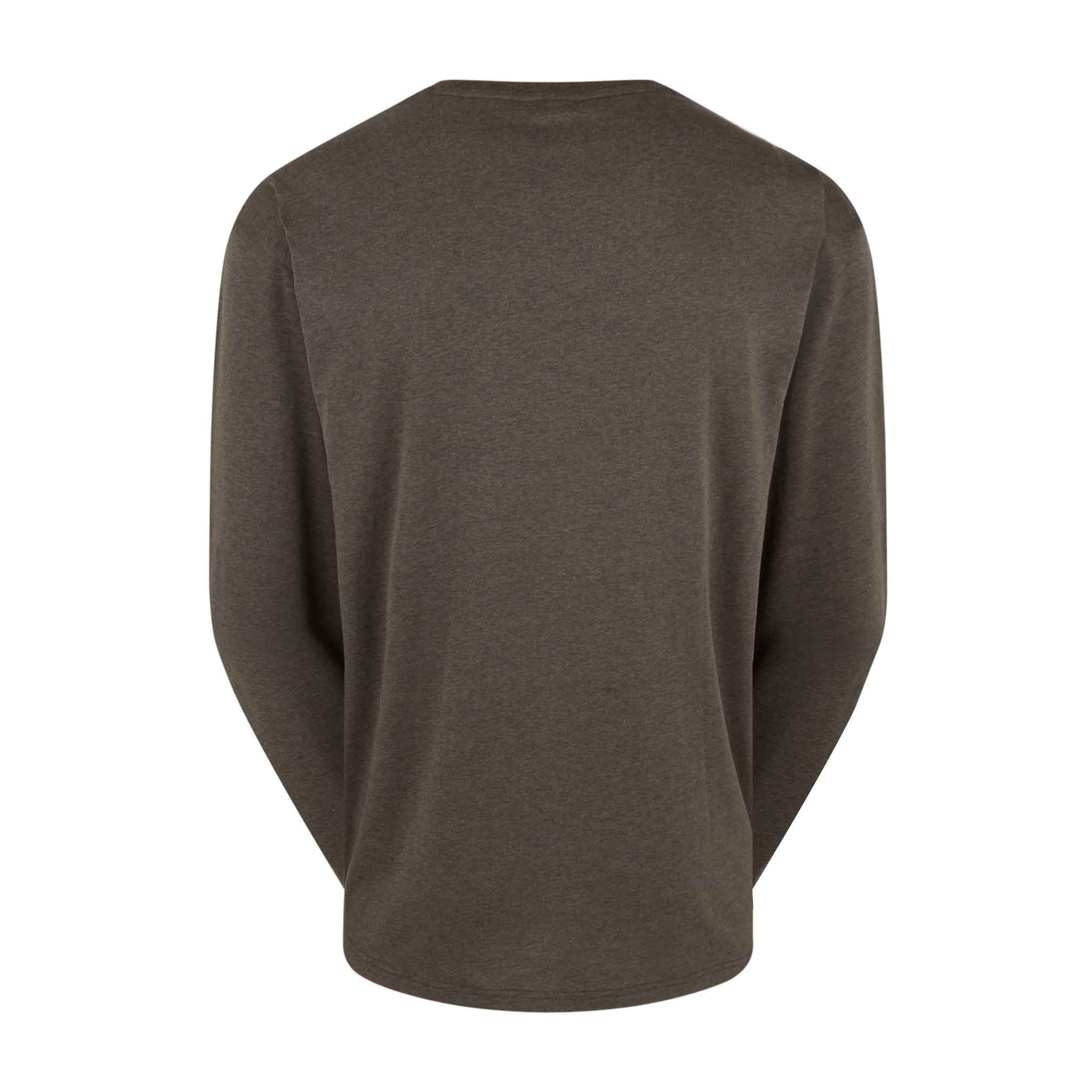 Ridgeline Baseline Top - Light bark marl - Rear Ridgeline Baseline Top - Light bark marl - Rear