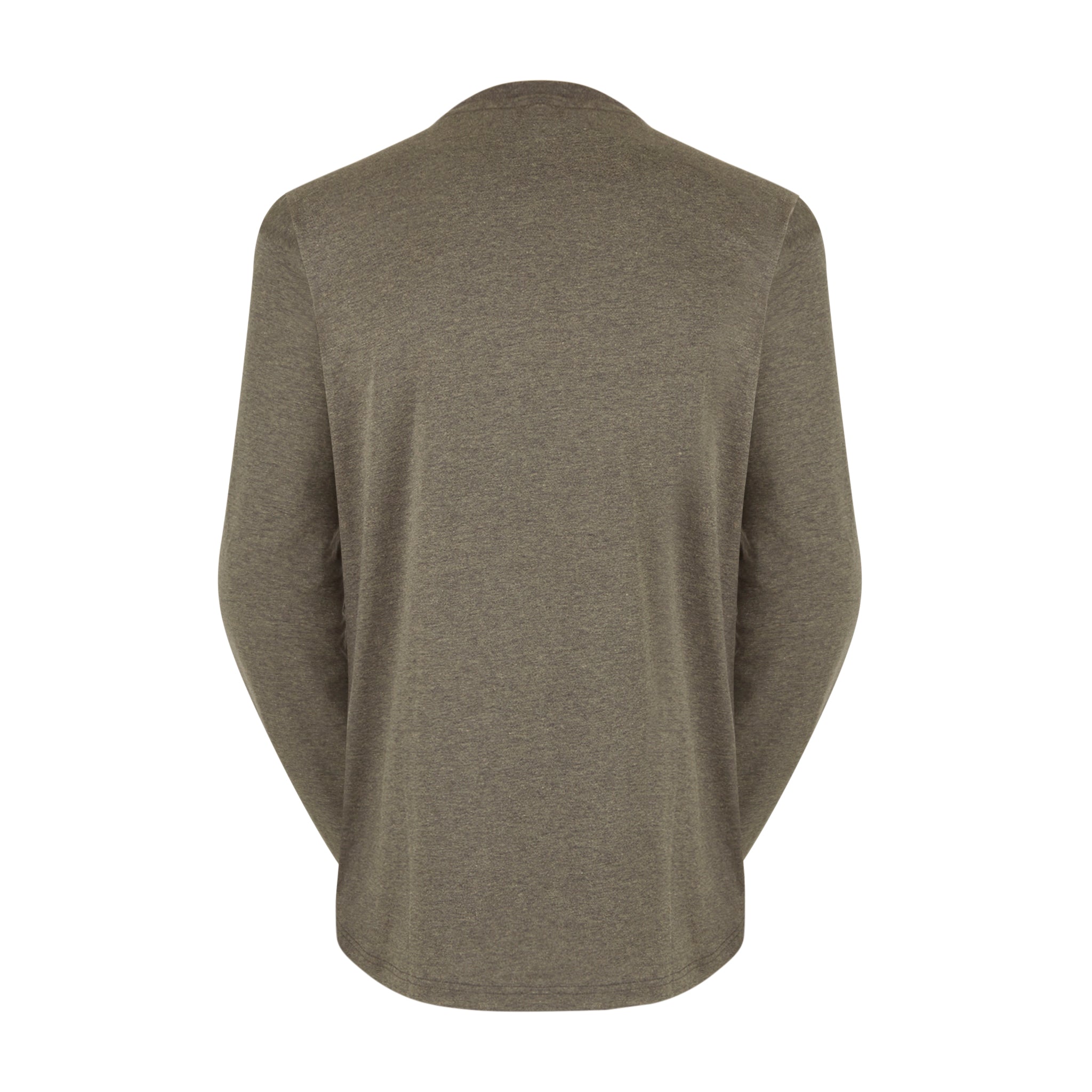 Ridgeline Baseline Top - smokey olive marl rear Ridgeline Baseline Top - smokey olive marl rear