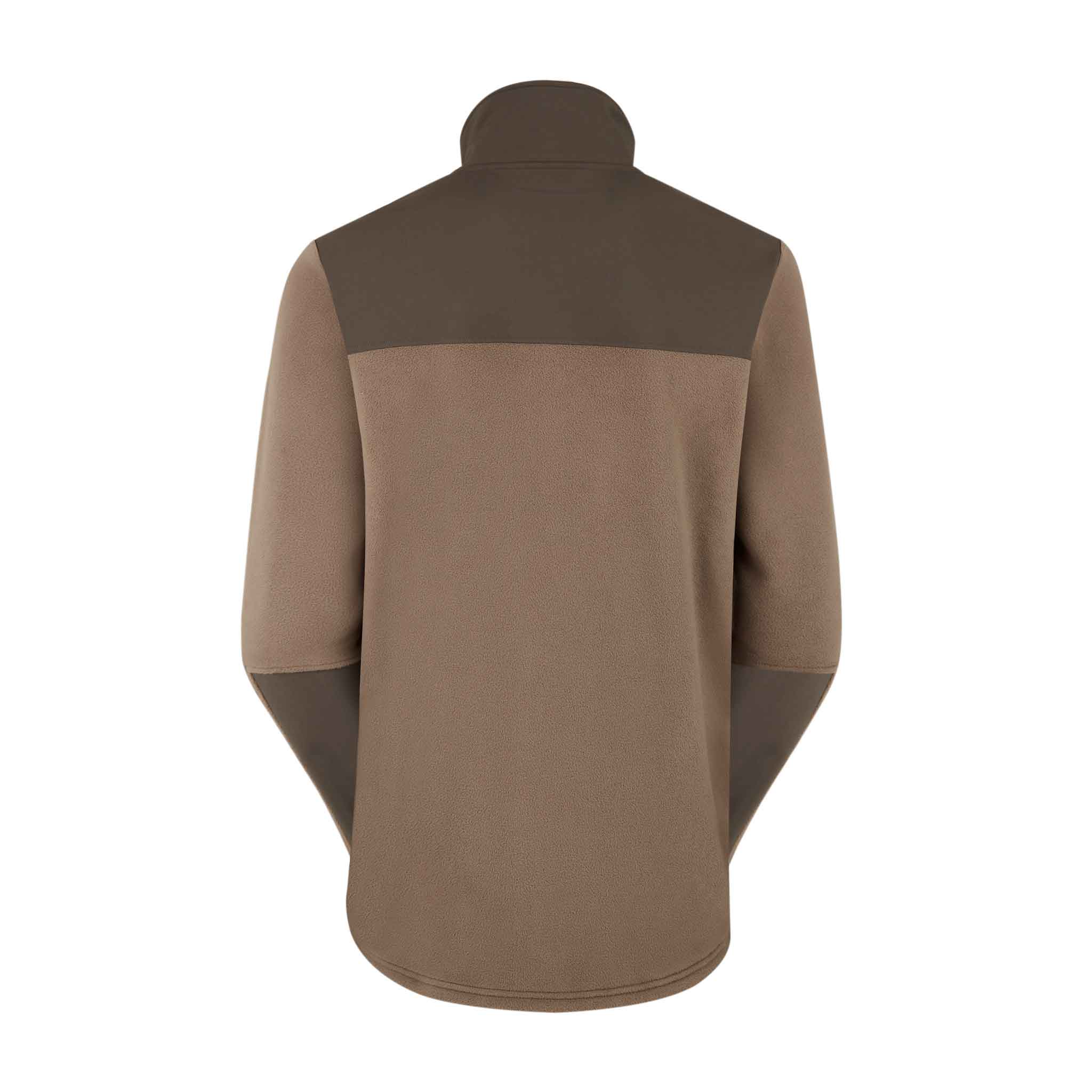 Ridgeline Hybrid Fleece Jacket - bark/light bark - rear Ridgeline Hybrid Fleece Jacket - bark/light bark - rear