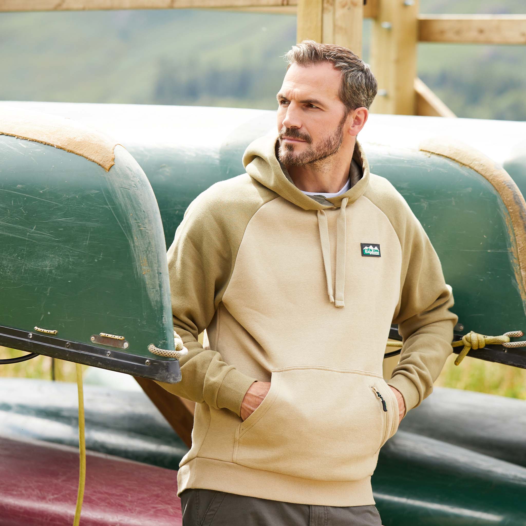 Ridgeline North Island Hoodie - teak mix lifestyle Ridgeline North Island Hoodie - teak mix lifestyle