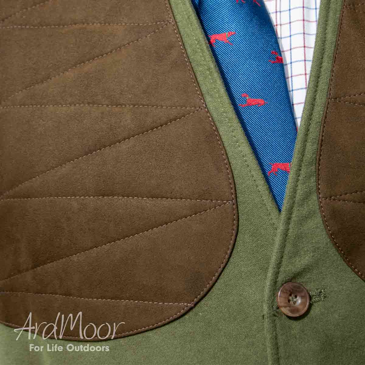 Laksen Belgravia Moleskin Leith Shooting Vest - Collar Padding Laksen Belgravia Moleskin Leith Shooting Vest - Collar Padding