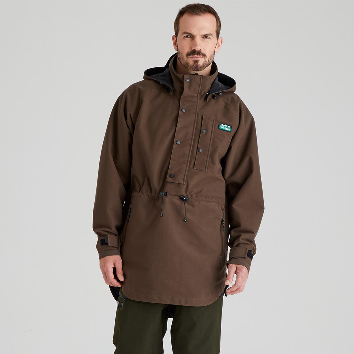 Ridgeline Men's Monsoon Classic Smock - Bark - Front Ridgeline Men's Monsoon Classic Smock - Bark - Front