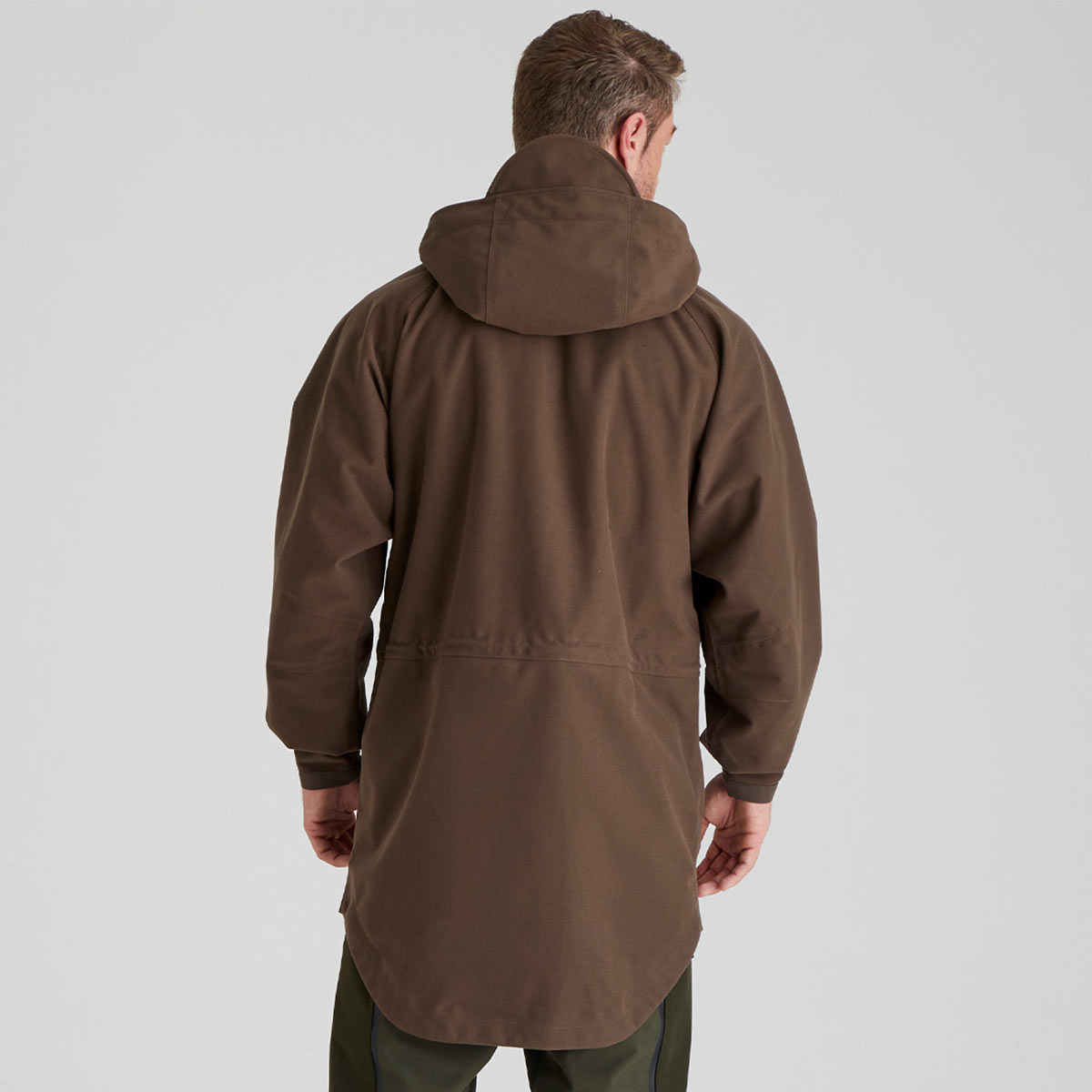 Ridgeline Men;s Monsoon Classic Jacket - Bark - Back Ridgeline Men;s Monsoon Classic Jacket - Bark - Back