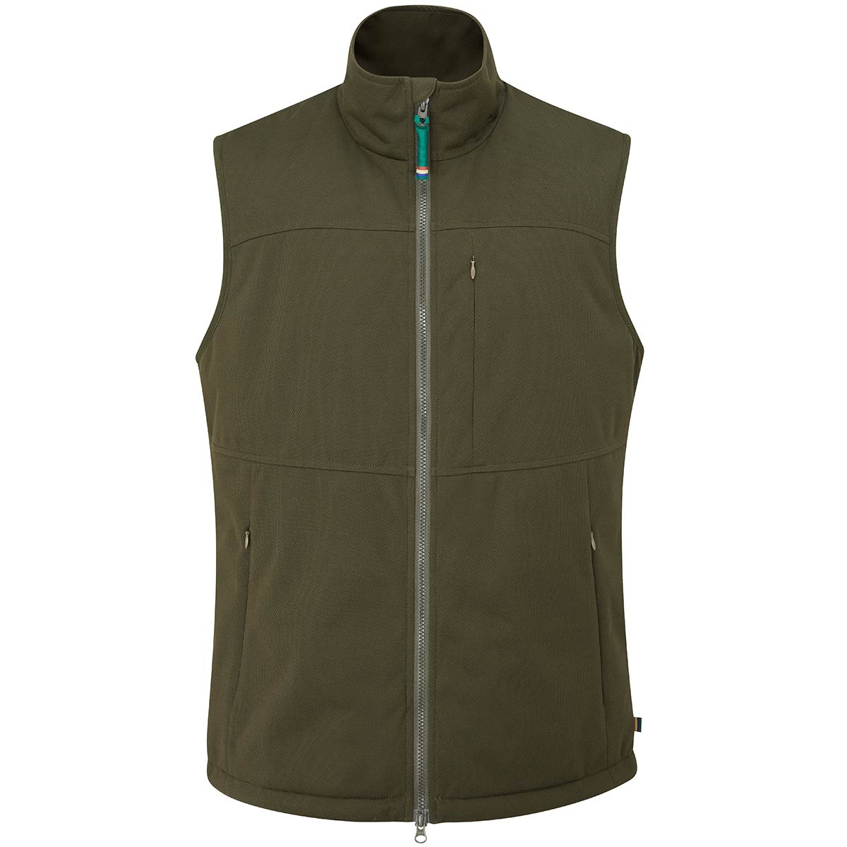 Alan Paine Mossley Men's Wind Stopper Gilet - Olive Alan Paine Mossley Men's Wind Stopper Gilet - Olive