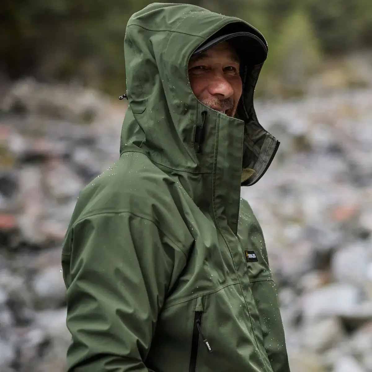 Mens Swazi Tahr Ultralite Jacket with hood up Mens Swazi Tahr Ultralite Jacket with hood up