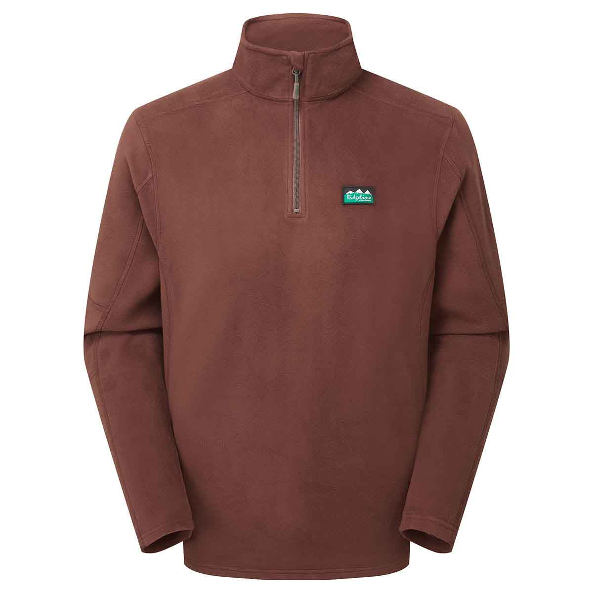 Ridgeline Narvik Men's Fleece Pullover - Oxblood Ridgeline Narvik Men's Fleece Pullover - Oxblood