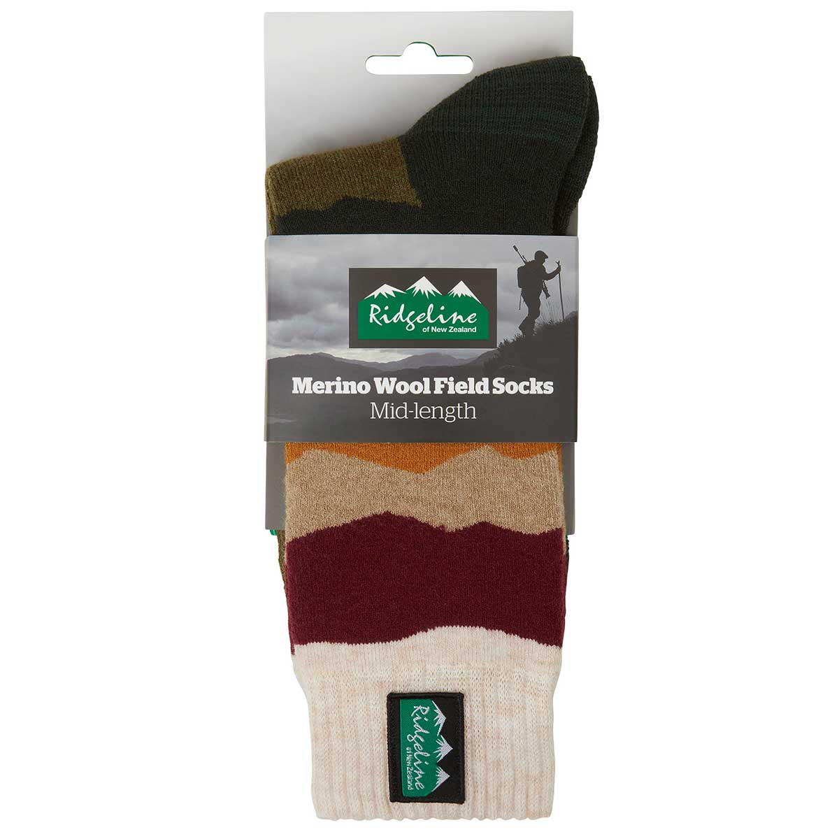 Ridgeline Merino Wool Mid Length Socks Ridgeline Merino Wool Mid Length Socks