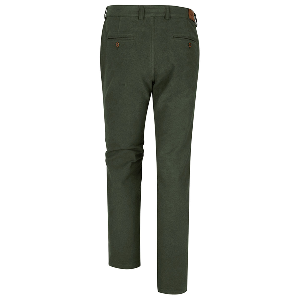 Hoggs of Fife Monarch II Moleskin Trousers - Dark Olive - Rear Hoggs of Fife Monarch II Moleskin Trousers - Dark Olive - Rear