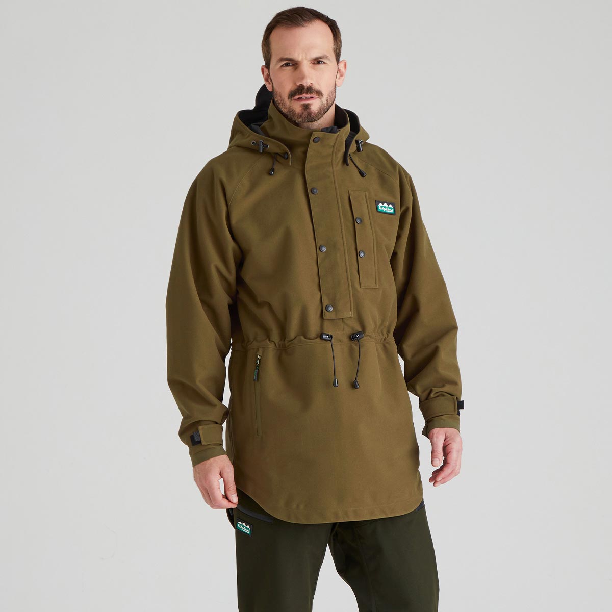 Ridgeline Men's Monsoon Classic Smock - Teak - Front Ridgeline Men's Monsoon Classic Smock - Teak - Front