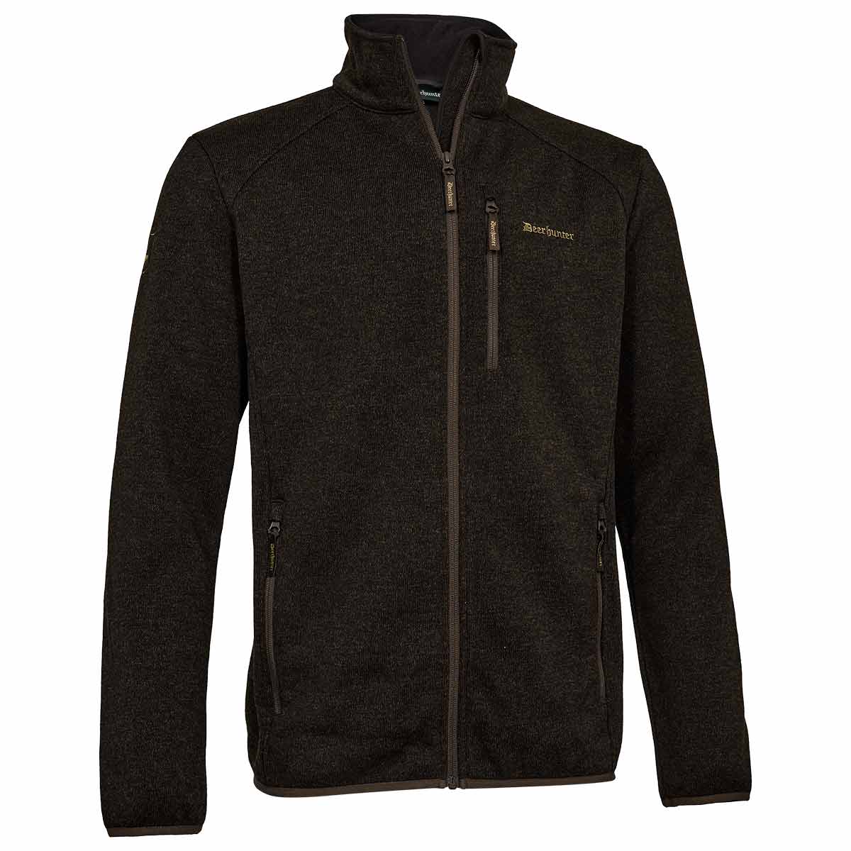 Deerhunter Moor Knitted Jacket - Brown Leaf Deerhunter Moor Knitted Jacket - Brown Leaf