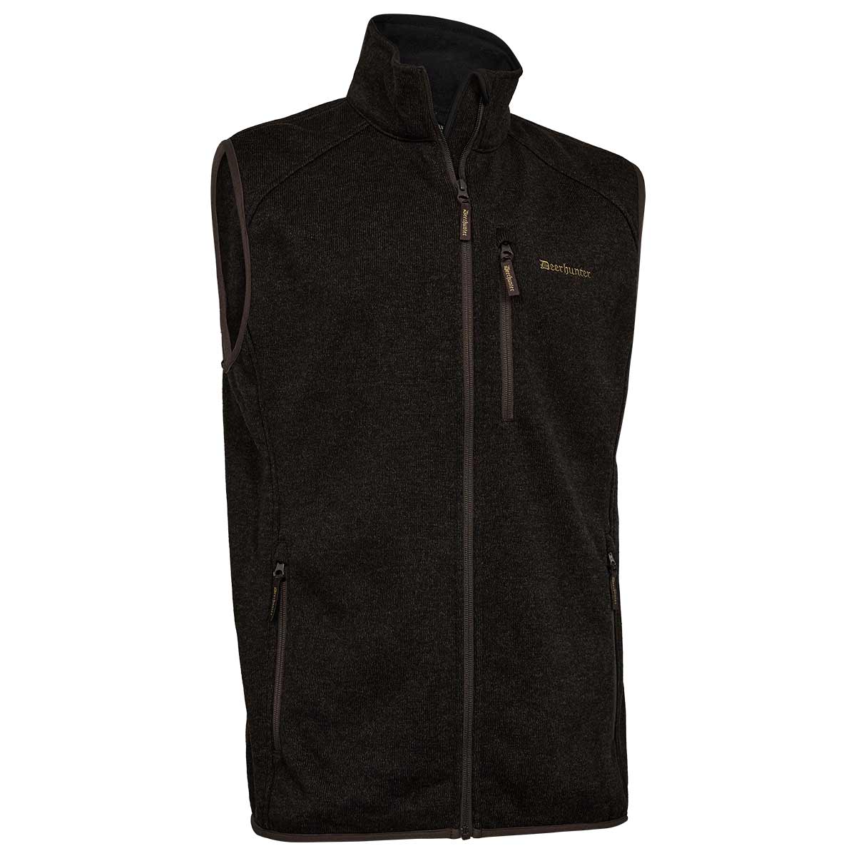 Moor Knitted Waistcoat - Brown Leaf Moor Knitted Waistcoat - Brown Leaf