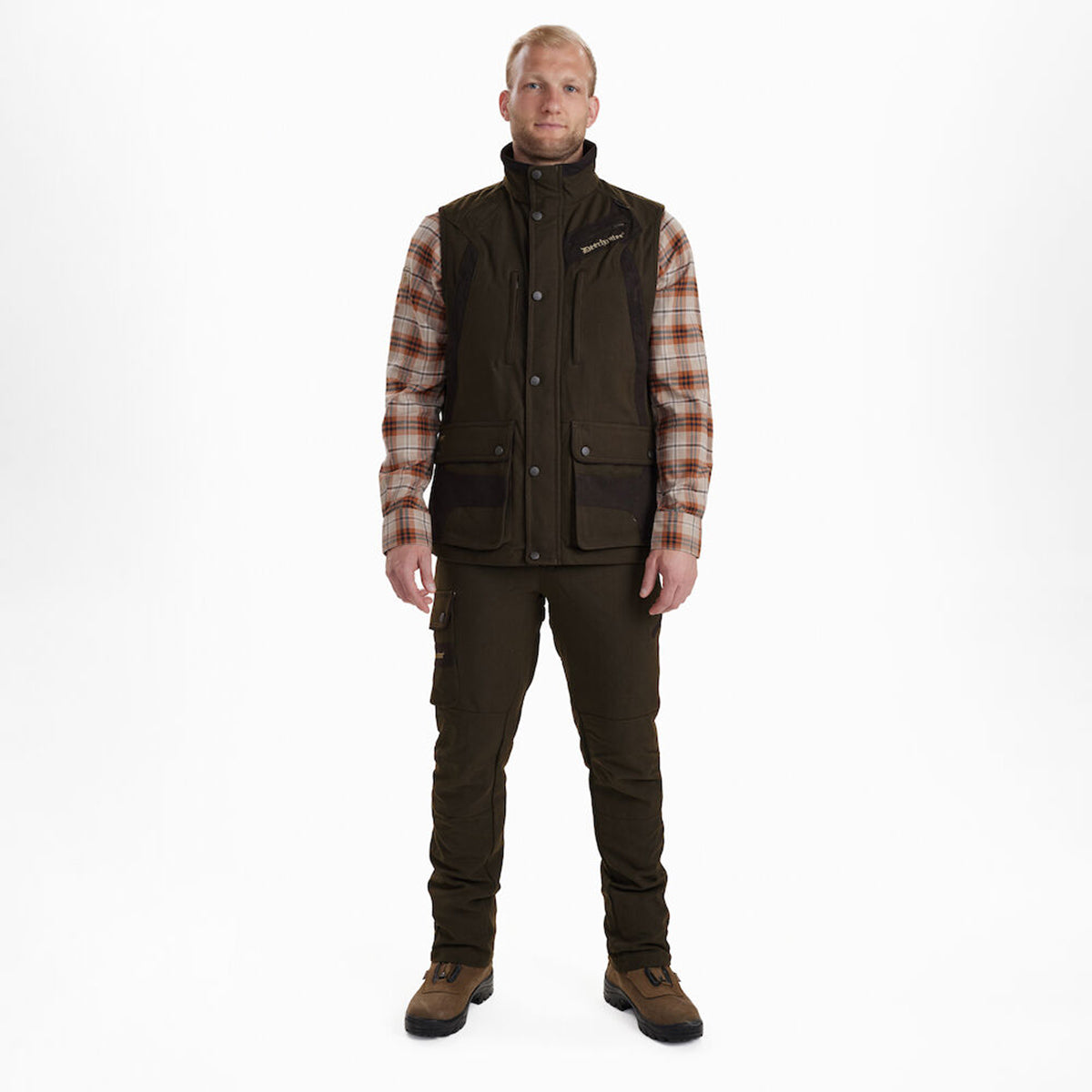 Deerhunter Muflon Extreme Waistcoat - On Model Deerhunter Muflon Extreme Waistcoat - On Model