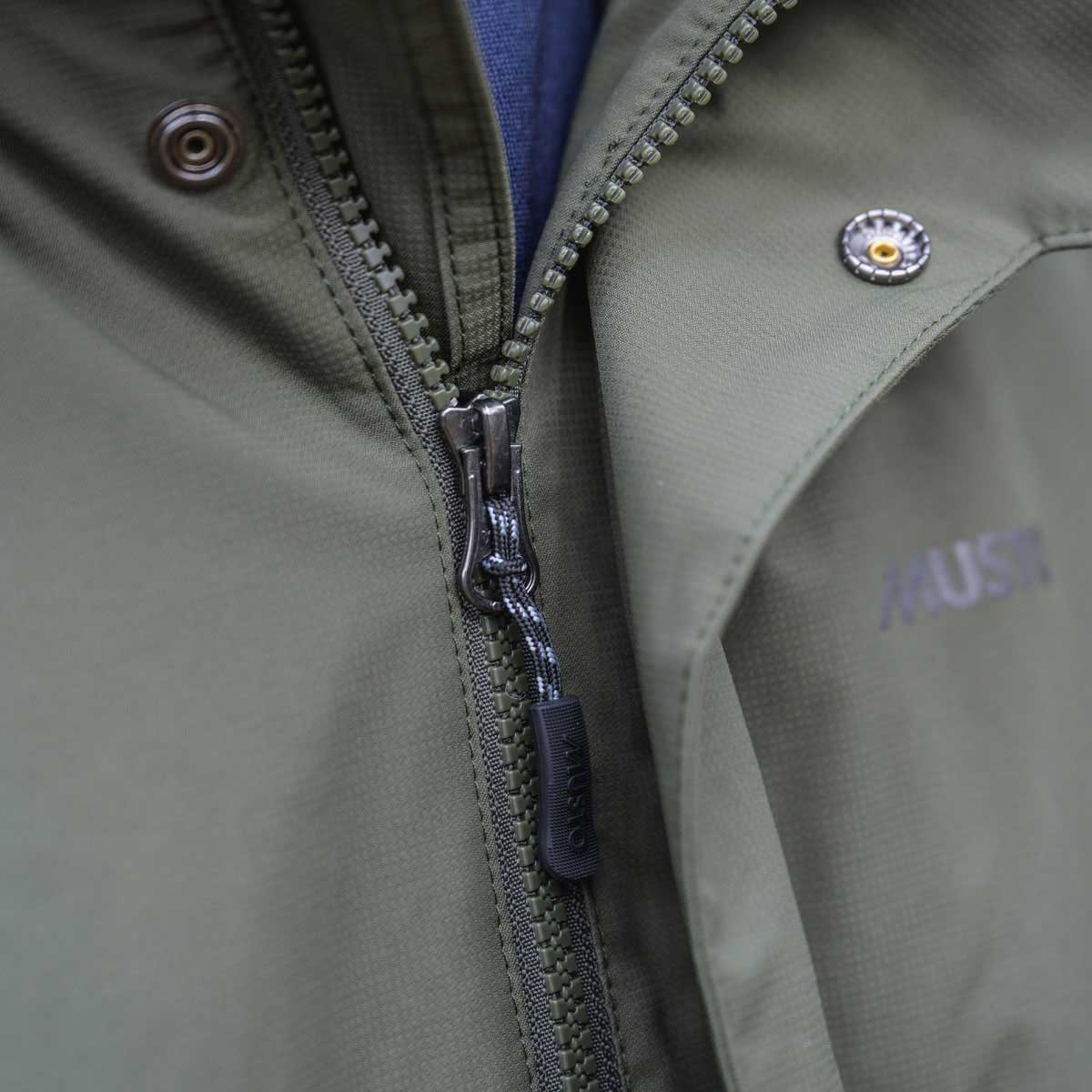 Musto Fenland Jacket 2.0 - zip detail Musto Fenland Jacket 2.0 - zip detail