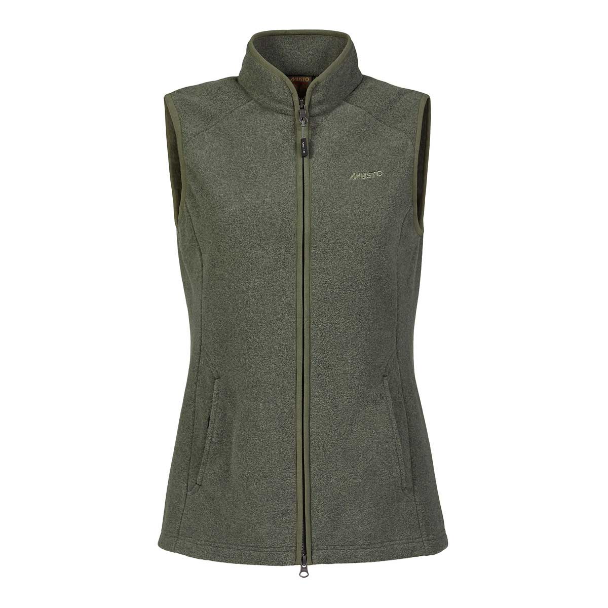 Musto Women's Fenland Polartec Green Fleece Gilet Musto Women's Fenland Polartec Green Fleece Gilet