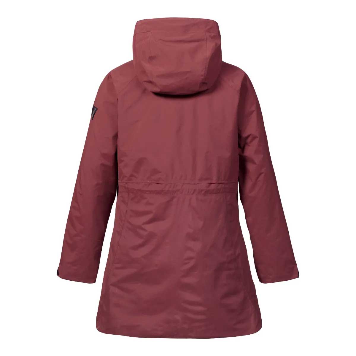 Musto Women's Marina Primaloft 3 in 1 Parka Windsor Wine Rear Musto Women's Marina Primaloft 3 in 1 Parka Windsor Wine Rear