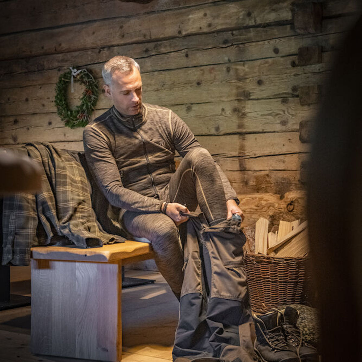 Deerhunter Norden Insulated Long Johns - On Model Deerhunter Norden Insulated Long Johns - On Model