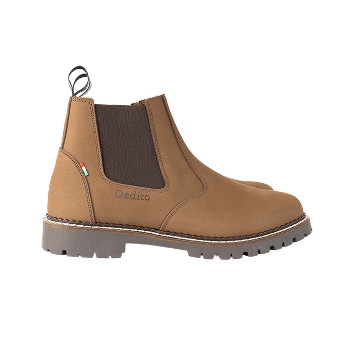Dedito Omnio Boot - Nubuck Tan - Side