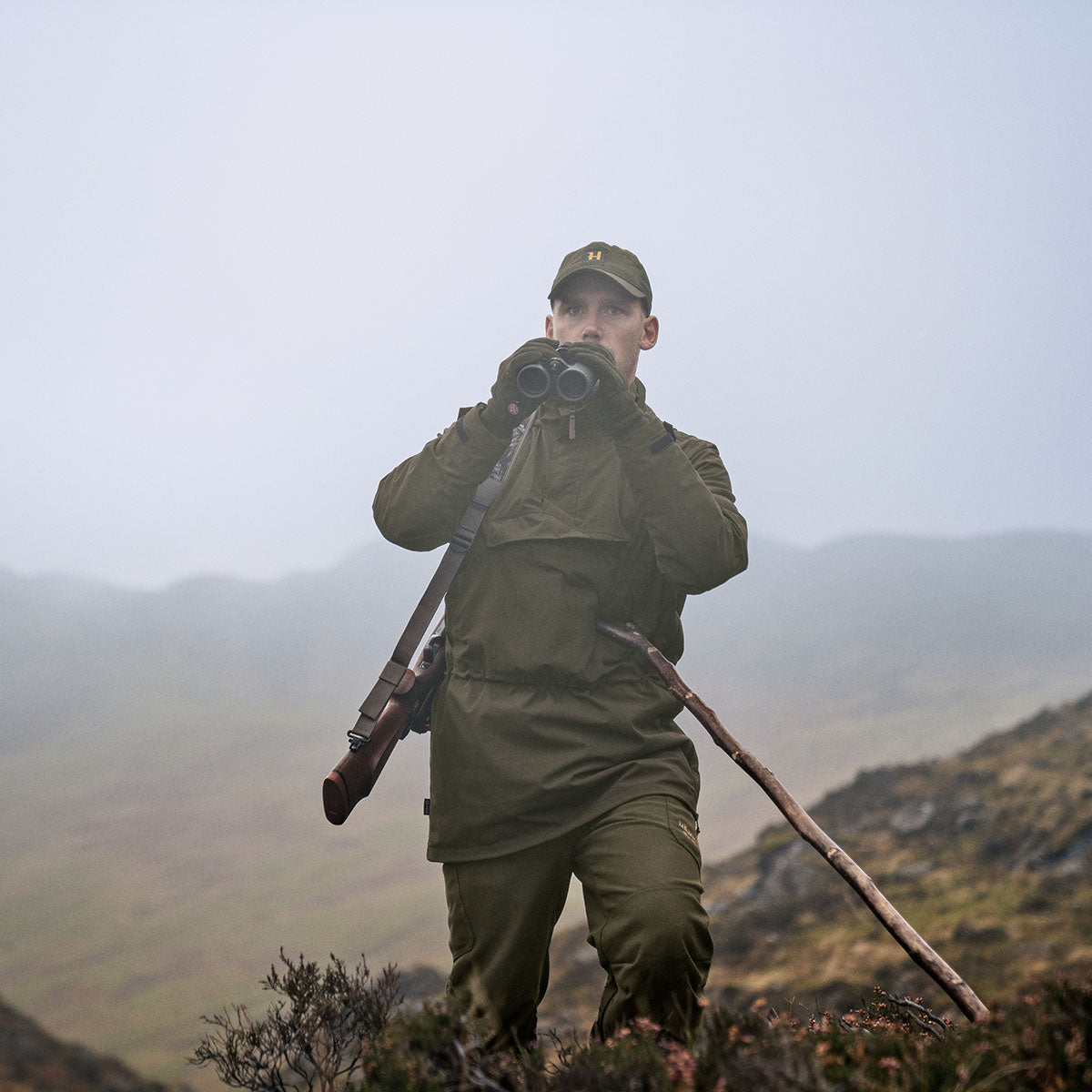 Harkila Orton Tech HWS Packable Smock - On Model Harkila Orton Tech HWS Packable Smock - On Model