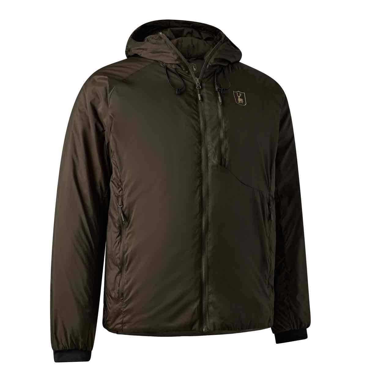 Deerhunter Packable Jacket in Green, front view Deerhunter Packable Jacket in Green, front view