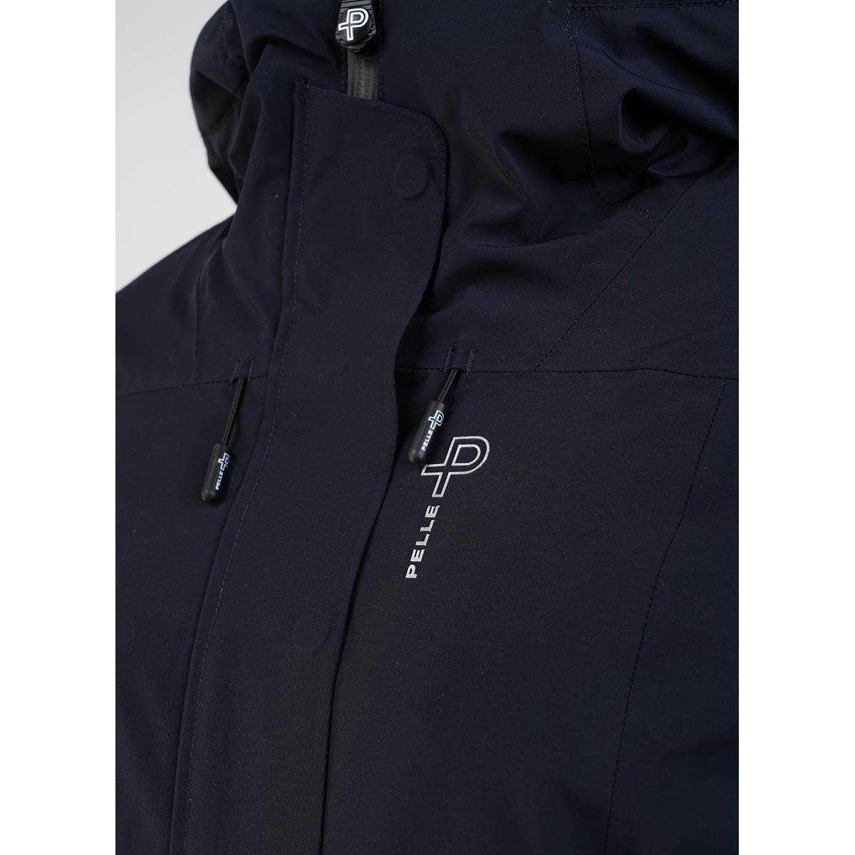 Pelle P Women Ardor Parker - Dark Navy Blue - Chest Detail Pelle P Women Ardor Parker - Dark Navy Blue - Chest Detail