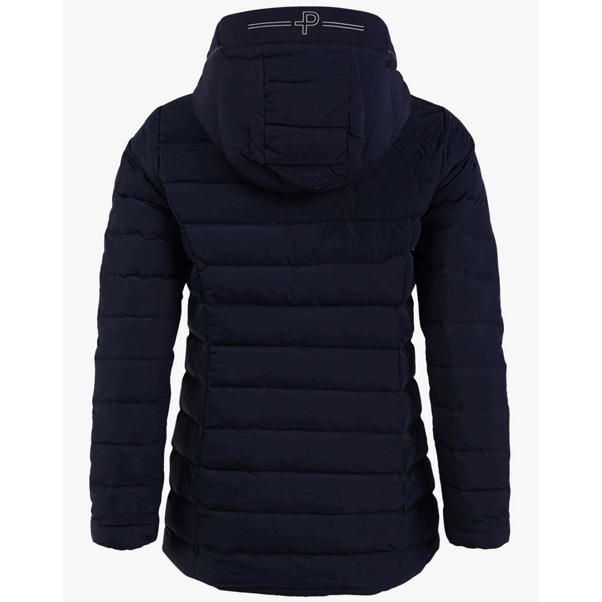 Pelle P Women Urbis Jacket - Dark Navy Blue - Rear View Pelle P Women Urbis Jacket - Dark Navy Blue - Rear View