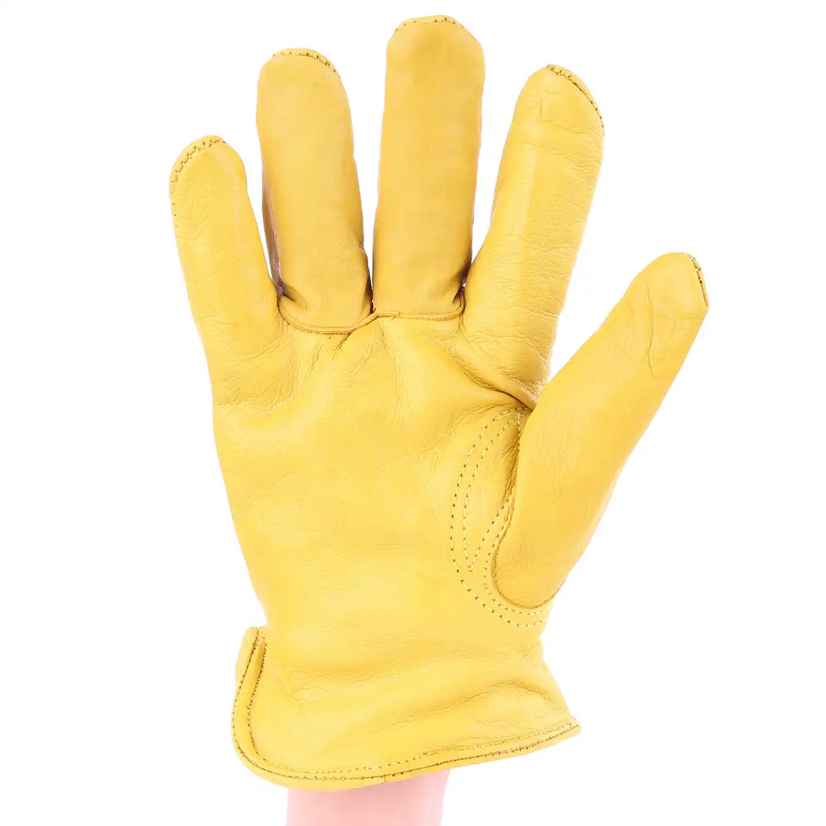 Perf Atlas Superior Soft Grain Leather Gloves - Right Glove - Palm - Gold Perf Atlas Superior Soft Grain Leather Gloves - Right Glove - Palm - Gold