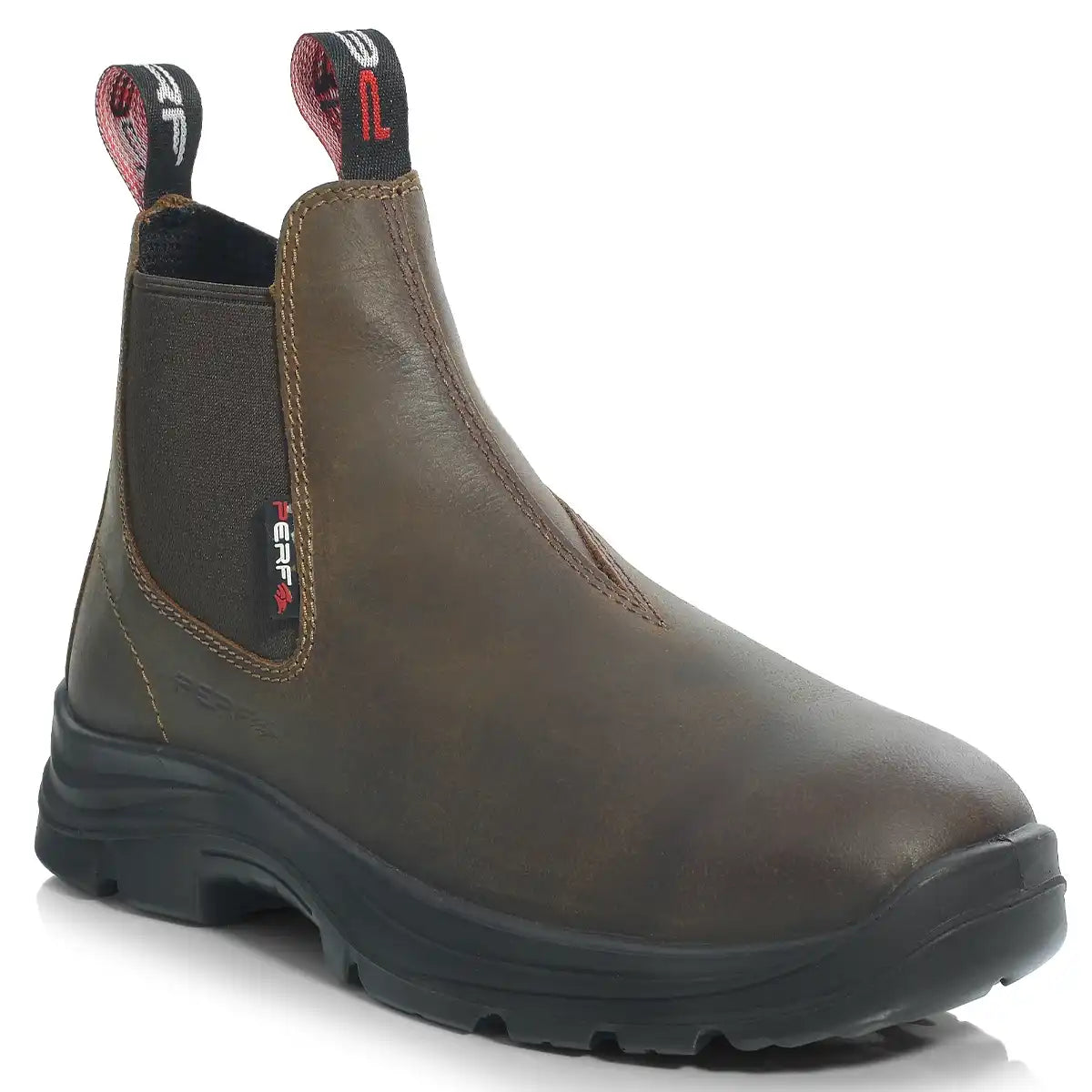 Perf Country Dealer Boot - Right Boot - Right Side - Brown Perf Country Dealer Boot - Right Boot - Right Side - Brown