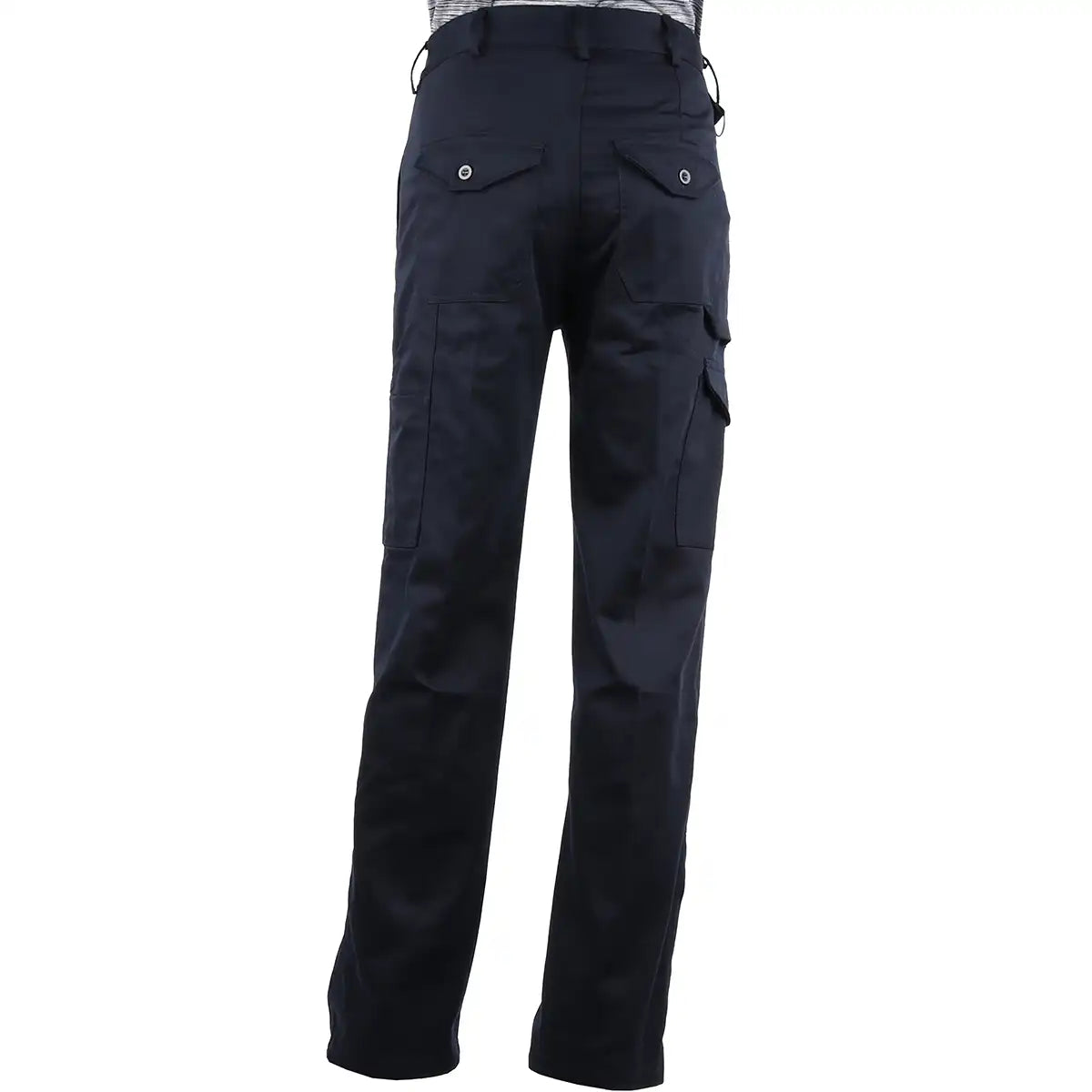Perf Franklin Work Trousers - Rear- Navy Perf Franklin Work Trousers - Rear- Navy