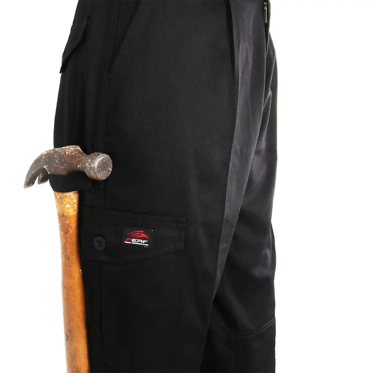 Perf Franklin Work Trousers - Hammer Pocket - Black Perf Franklin Work Trousers - Hammer Pocket - Black