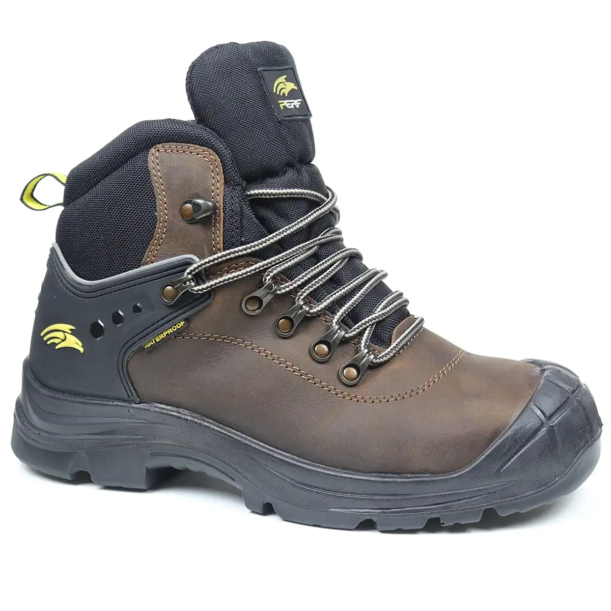 Perf Huron Safety Waterproof Hiker Boot - Right Boot - Right Side Perf Huron Safety Waterproof Hiker Boot - Right Boot - Right Side