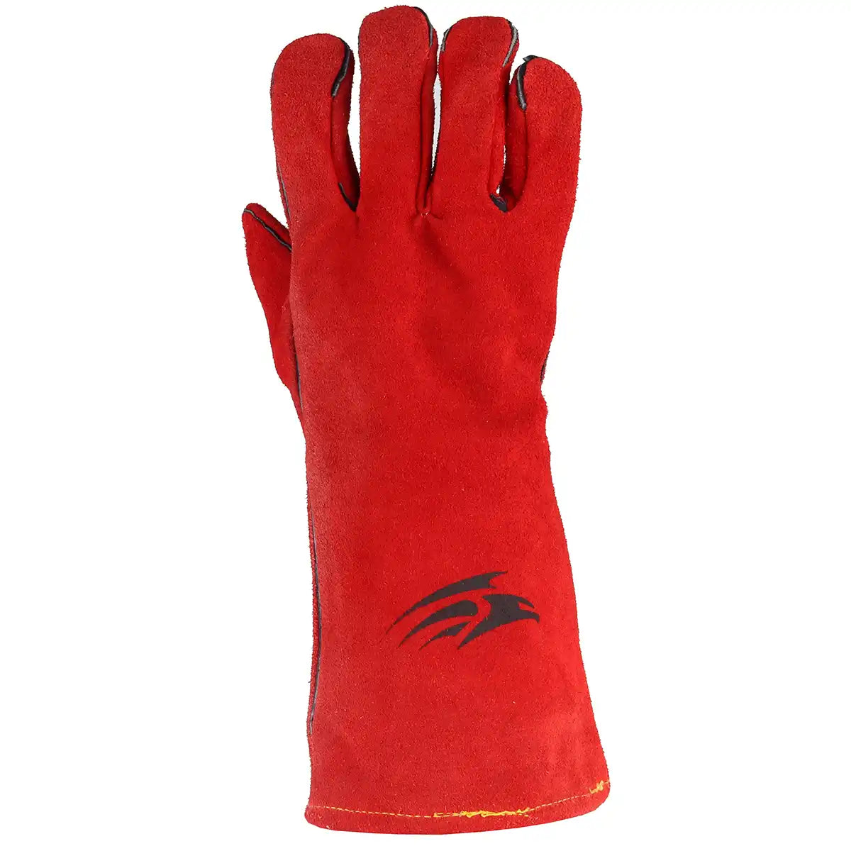 Perf Tempest Superior Welders Gauntlet Gloves - Right Glove - Top - Red Perf Tempest Superior Welders Gauntlet Gloves - Right Glove - Top - Red