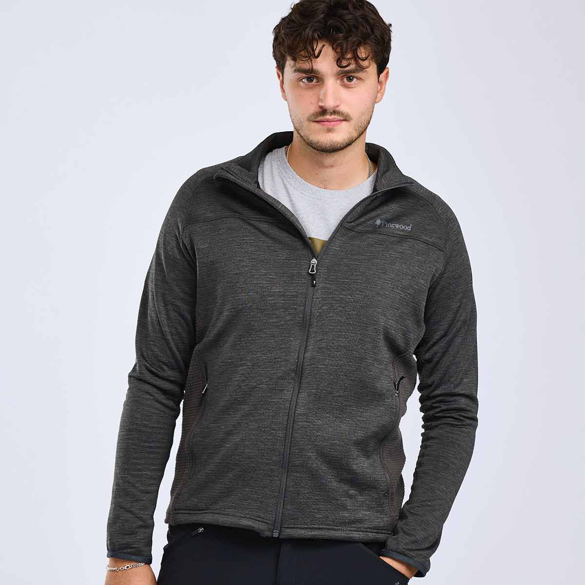 Pinewood Abisko Fleece Jacket - Ash Grey Pinewood Abisko Fleece Jacket - Ash Grey