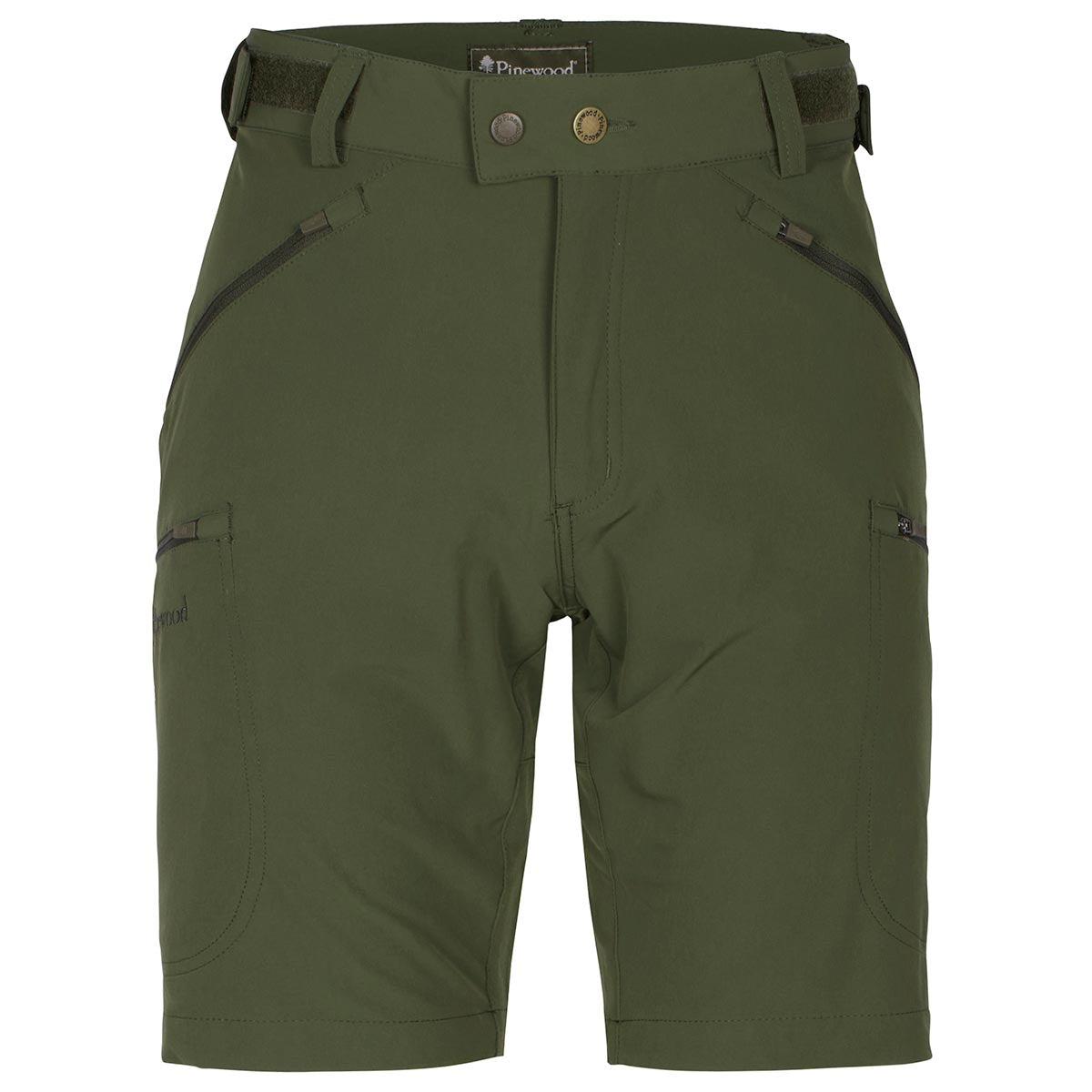 Pinewood Abisko Light Stretch Shorts - Moss Green Pinewood Abisko Light Stretch Shorts - Moss Green