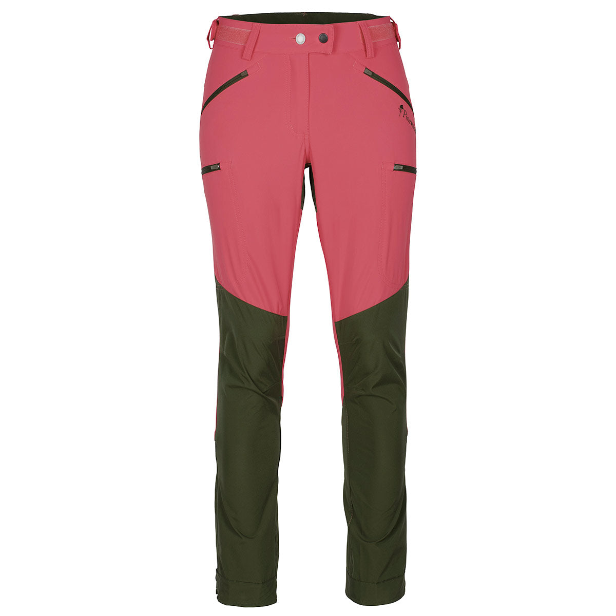 Pinewood Abisko Women's Brenton Trousers - Pink Blush/Moss Green Pinewood Abisko Women's Brenton Trousers - Pink Blush/Moss Green