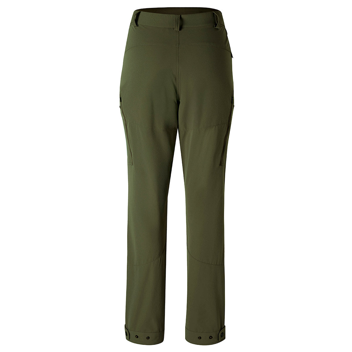 Pinewood Abisko Women's Light Stretch Trousers - Moss Green - Rear Pinewood Abisko Women's Light Stretch Trousers - Moss Green - Rear