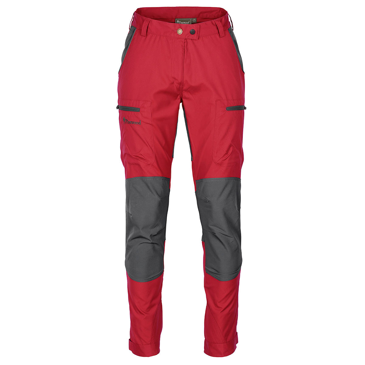 Pinewood Caribou Women's TC Trousers - Chilli Red/Grey Pinewood Caribou Women's TC Trousers - Chilli Red/Grey