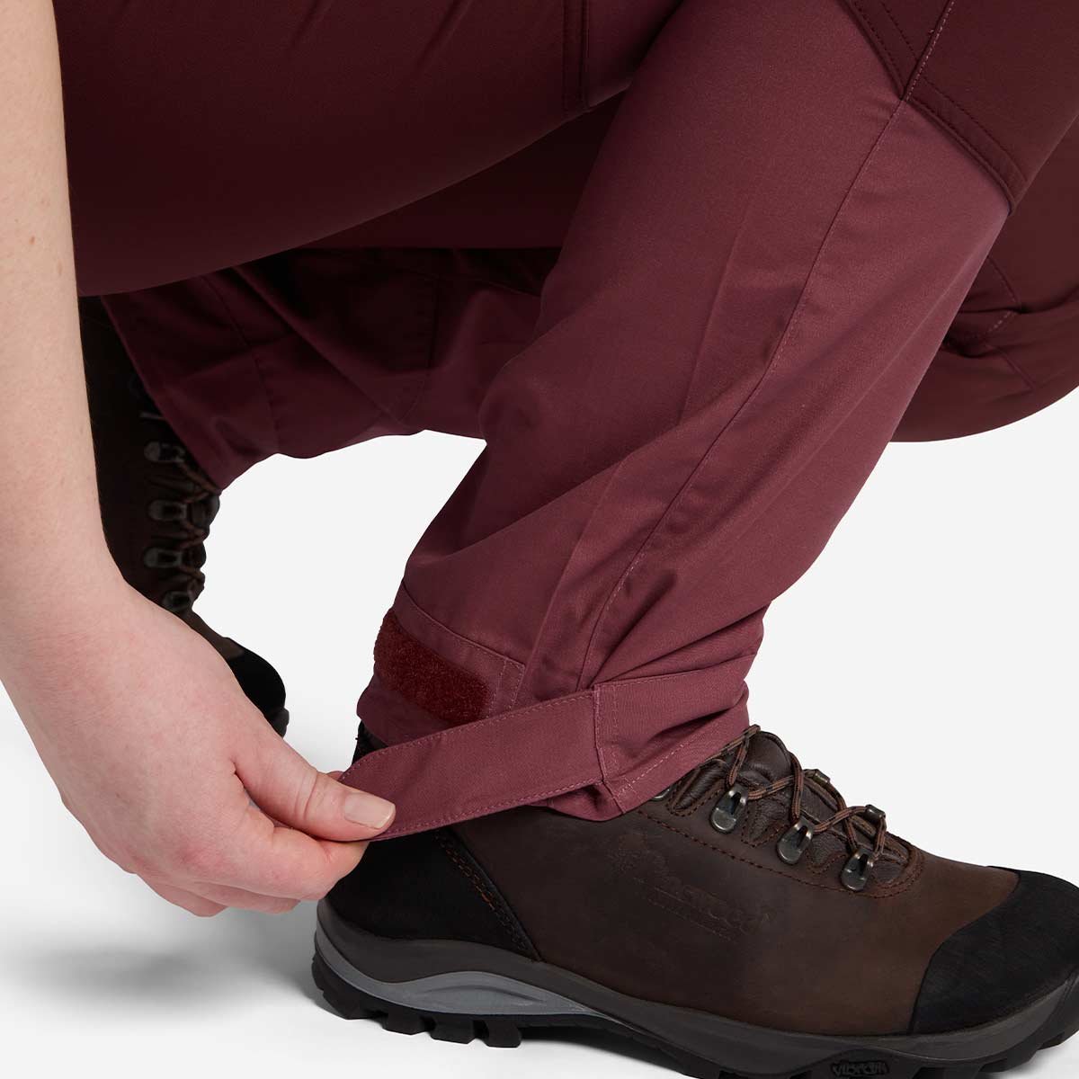 Pinewood Caribou Women's TC Trousers - Dark Rose/Pink Blush - Cuff Pinewood Caribou Women's TC Trousers - Dark Rose/Pink Blush - Cuff