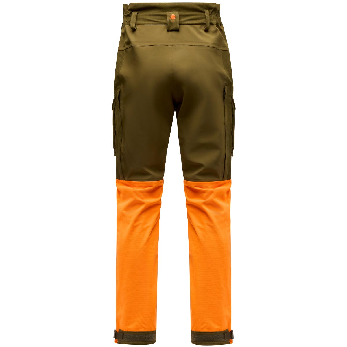Pinewood Furudal Women's Expert 2L Hunting Trousers - Olive Green/Orange - Rear Pinewood Furudal Women's Expert 2L Hunting Trousers - Olive Green/Orange - Rear