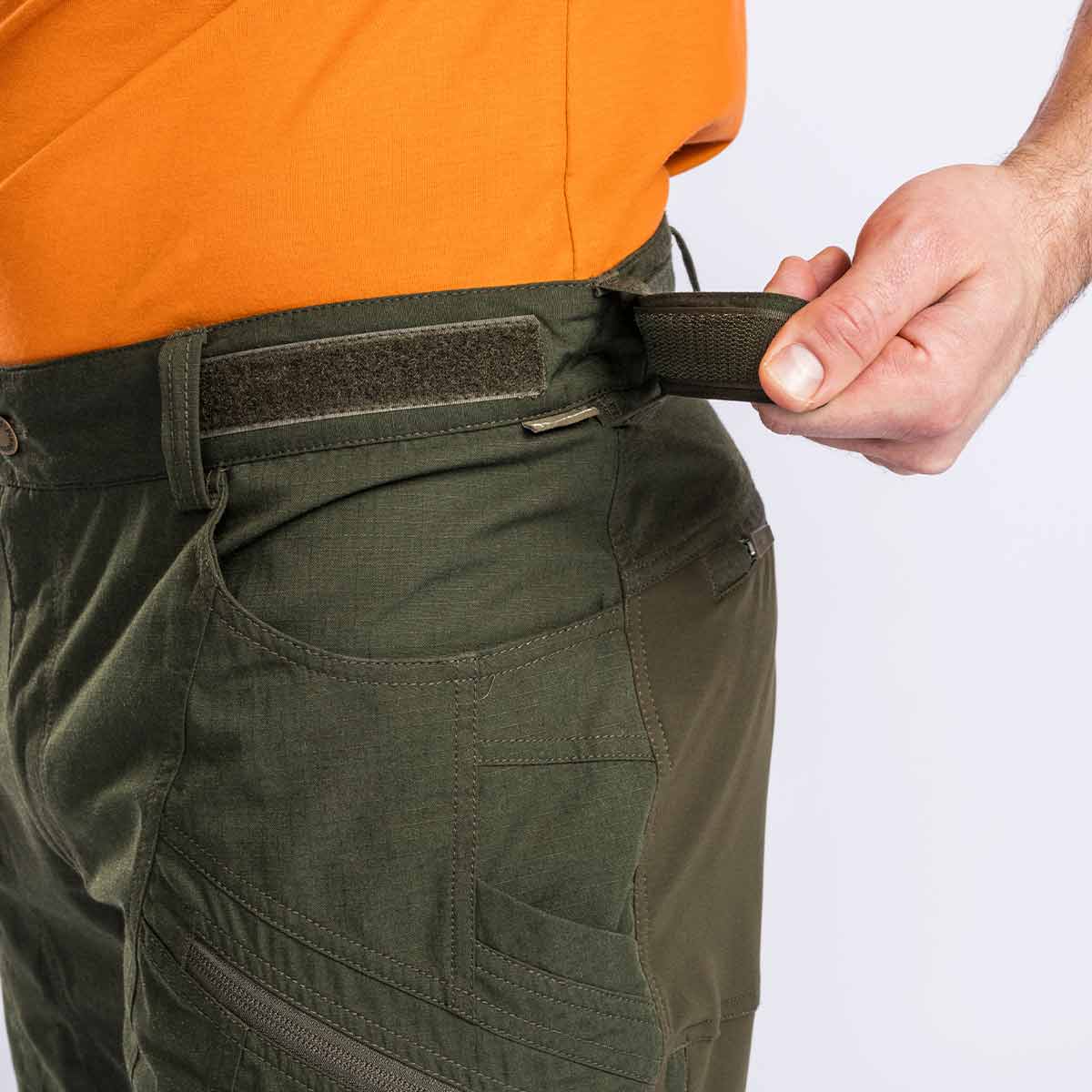 Pinewood Lappland Expert Trousers - Moss Green - Waistband Pinewood Lappland Expert Trousers - Moss Green - Waistband