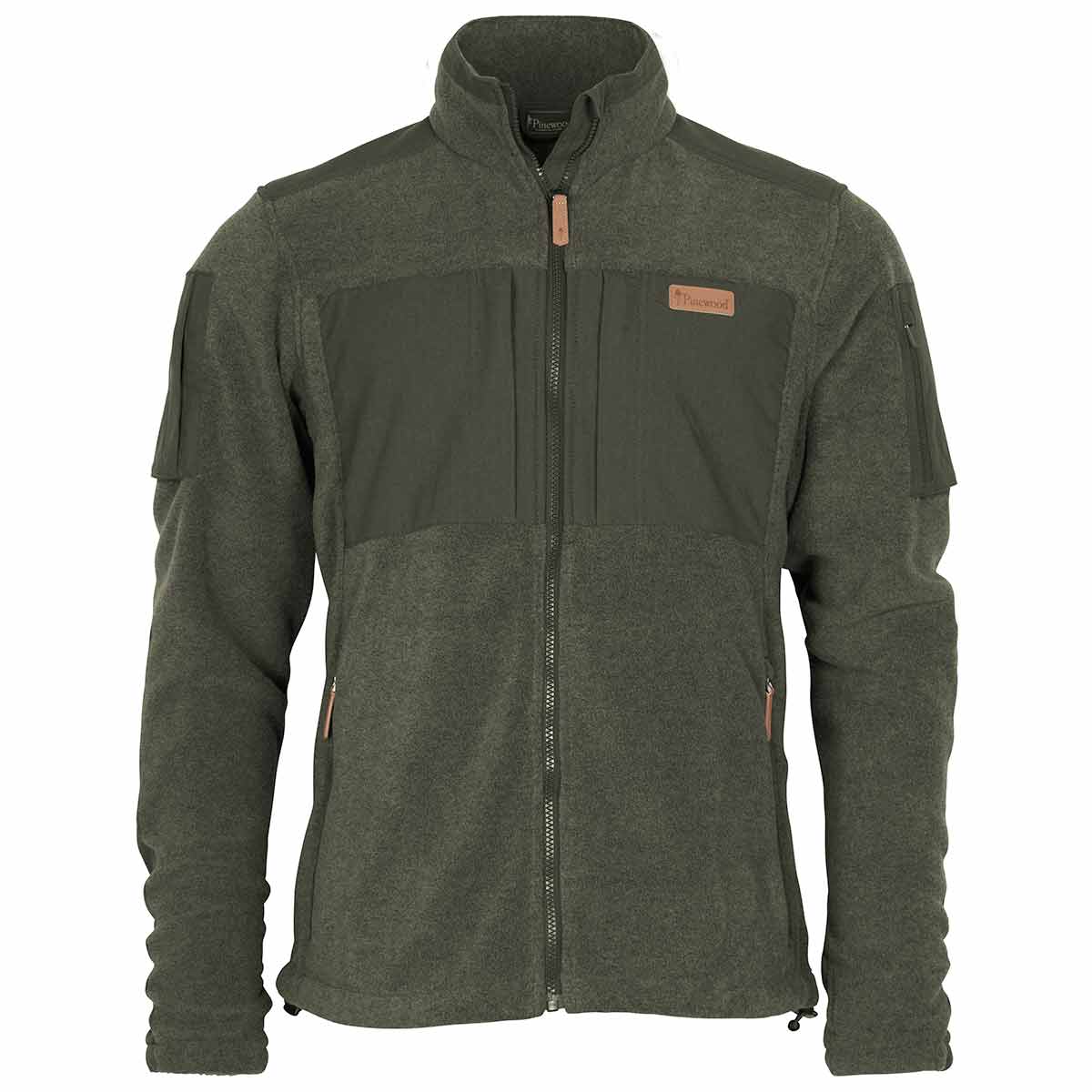 Pinewood Lappland Rough Fleece Jacket - Olive Melange Pinewood Lappland Rough Fleece Jacket - Olive Melange