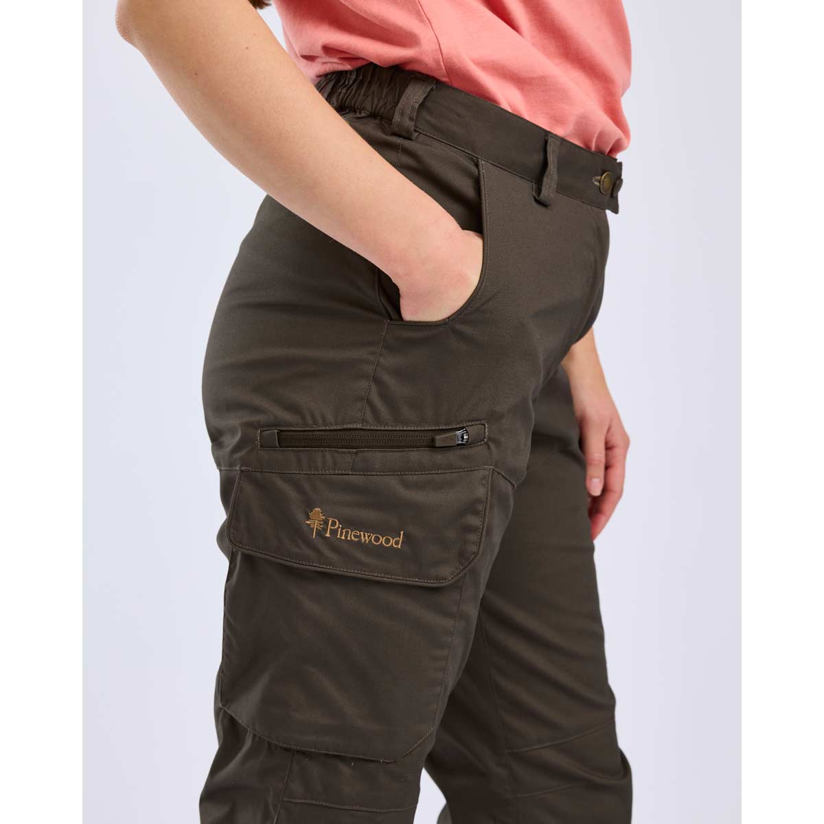 Pinewood Pro InsectSafe Womens Trousers - Pocket Detail Pinewood Pro InsectSafe Womens Trousers - Pocket Detail