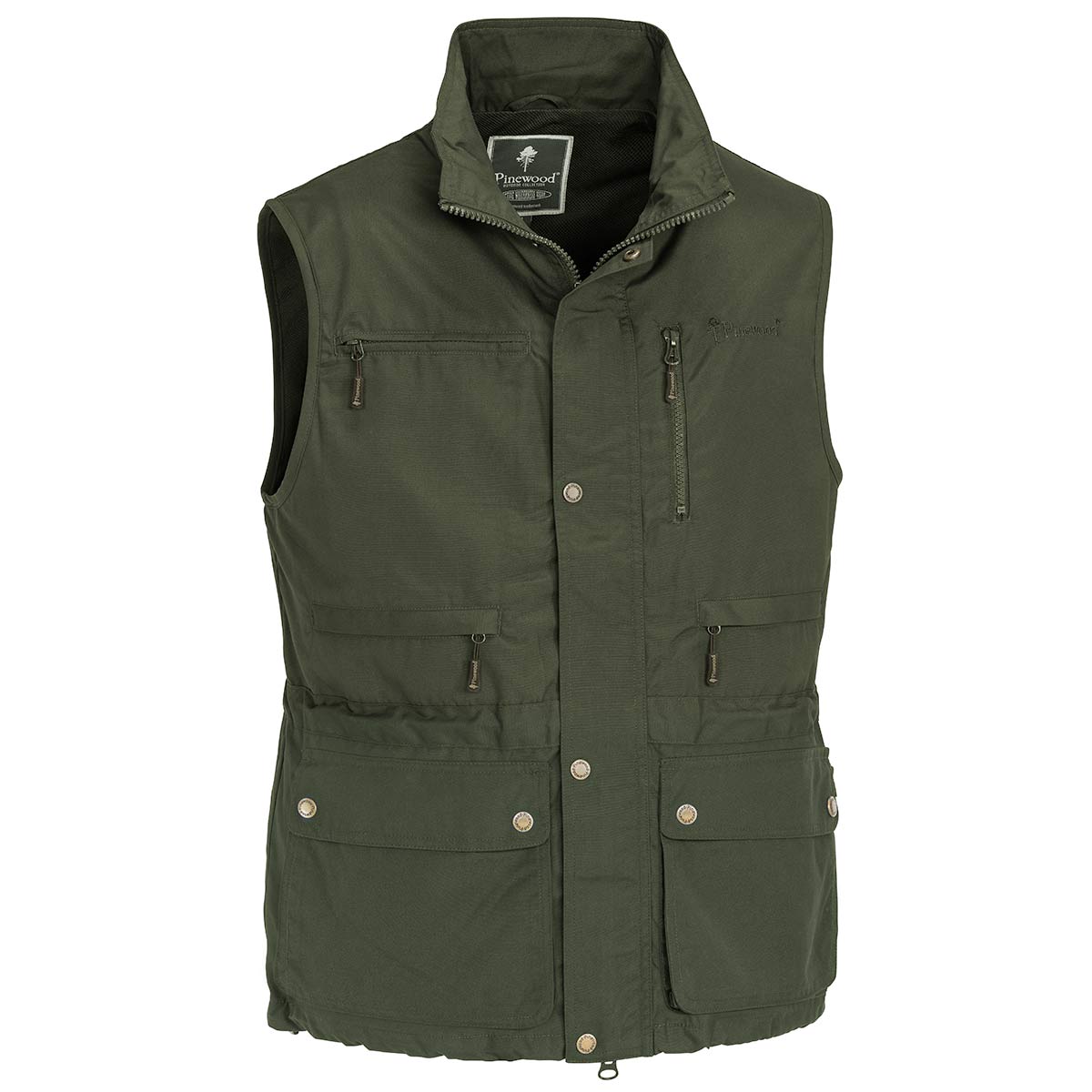 Pinewood Tiveden Vest - Moss Green Pinewood Tiveden Vest - Moss Green