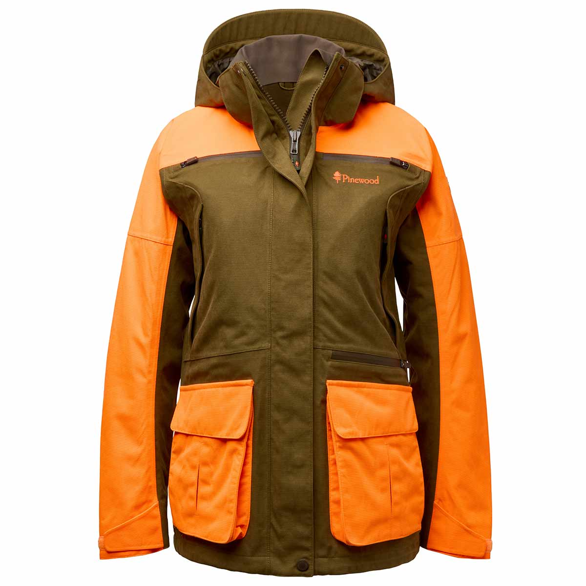 Pinewood Women's Furudal Expert 2L Hunting Jacket - Olive Green/Orange Pinewood Women's Furudal Expert 2L Hunting Jacket - Olive Green/Orange