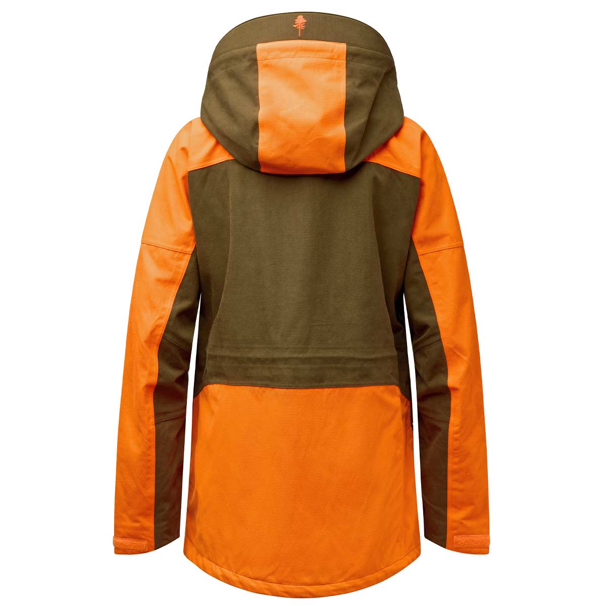Pinewood Women's Furudal Expert 2L Hunting Jacket - Olive Green/Orange - Rear Pinewood Women's Furudal Expert 2L Hunting Jacket - Olive Green/Orange - Rear