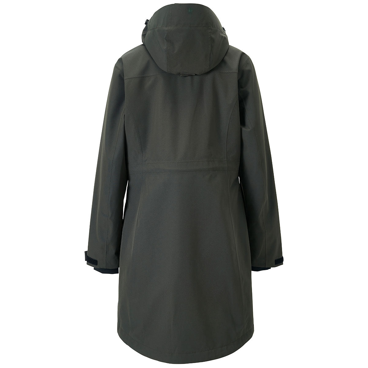 Pinewood Women's Rain Parka - Dark Green - Rear Pinewood Women's Rain Parka - Dark Green - Rear